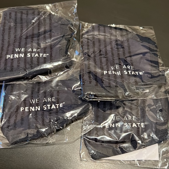 NWT 4 pack "We are..Penn State" cotton face masks.  Comfortable, breathable - Picture 3 of 3